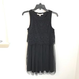 LC Lauren Conrad black tulle dress